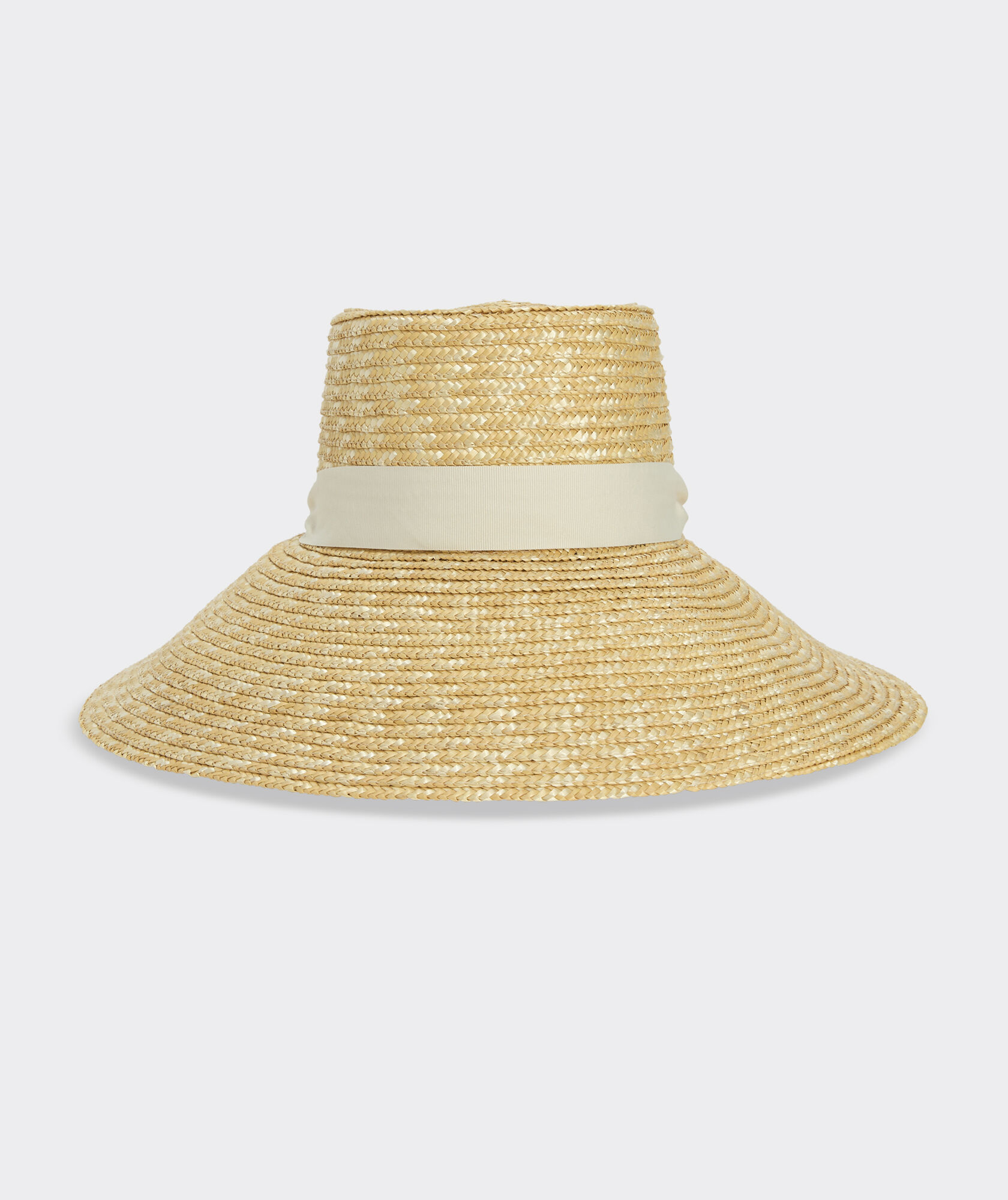 Straw Hat With Ribbon