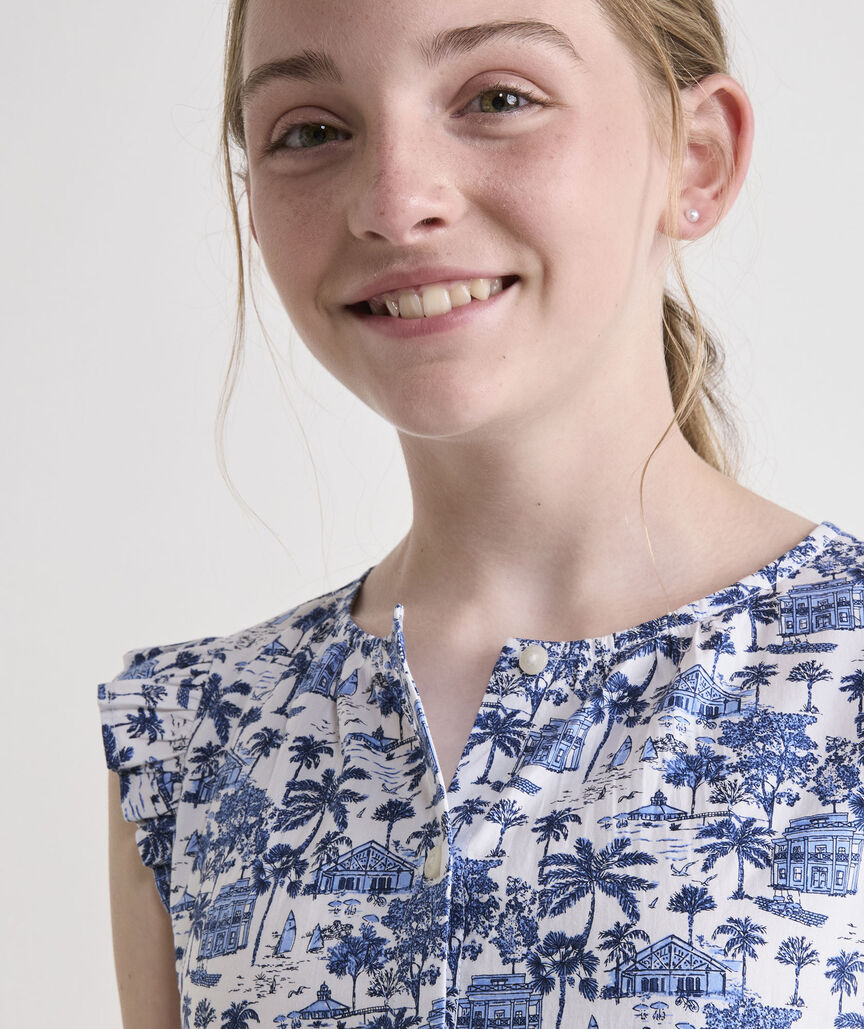 Girls' Evie Poplin Dress