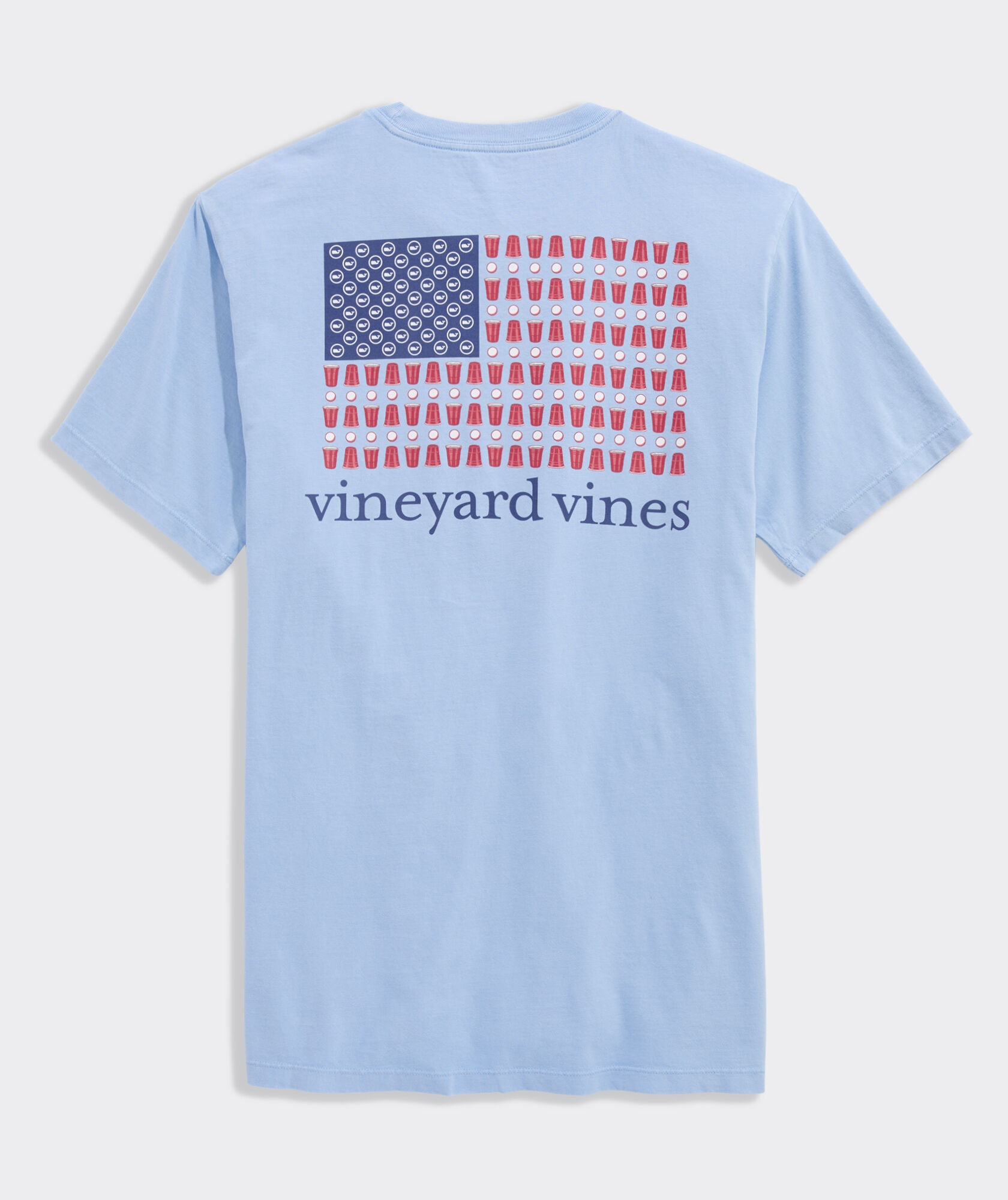 Shop Drift Dye Beer Pong Flag Short-Sleeve Pocket Tee at vineyard