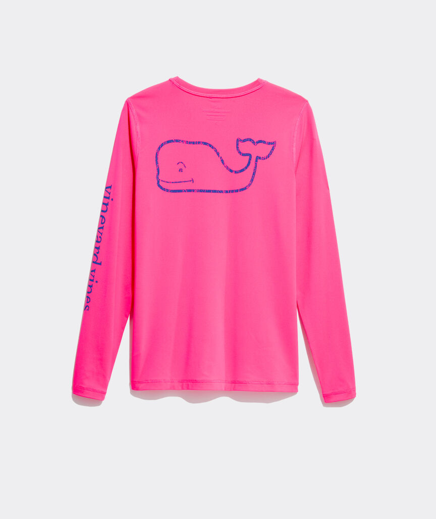 Neon Vintage Whale Swim Shirt