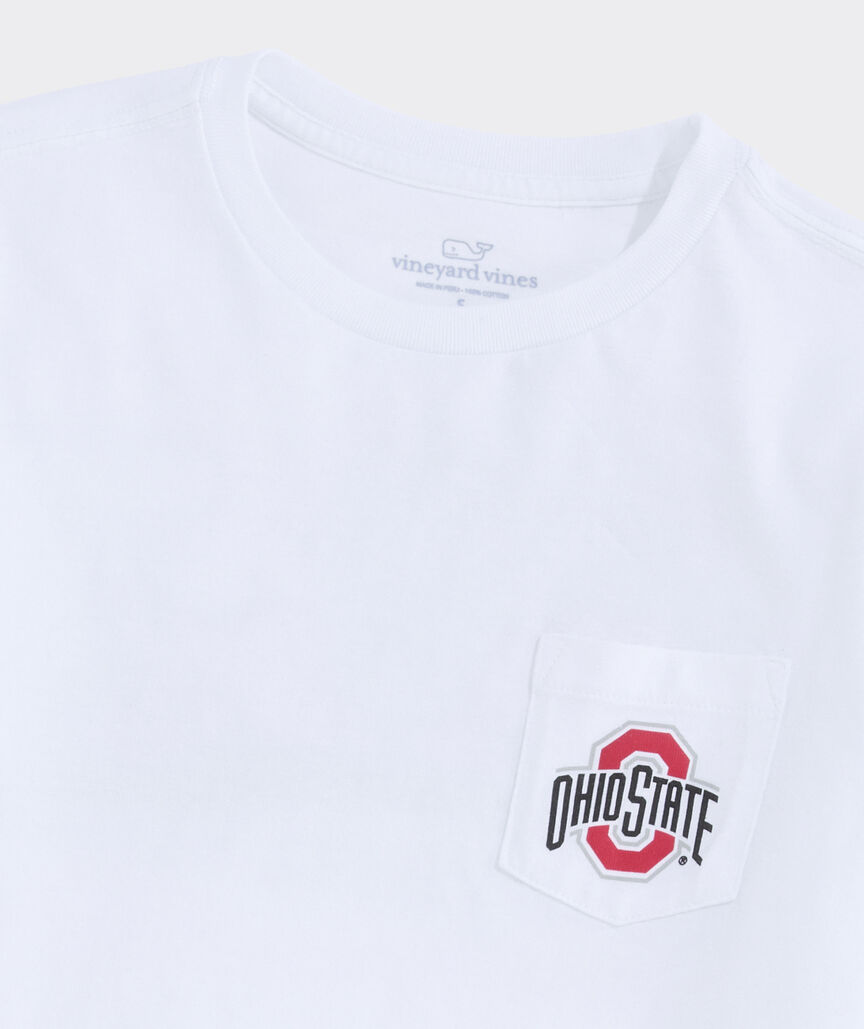 The Ohio State University Boys' Football Whale Short-Sleeve Pocket Tee