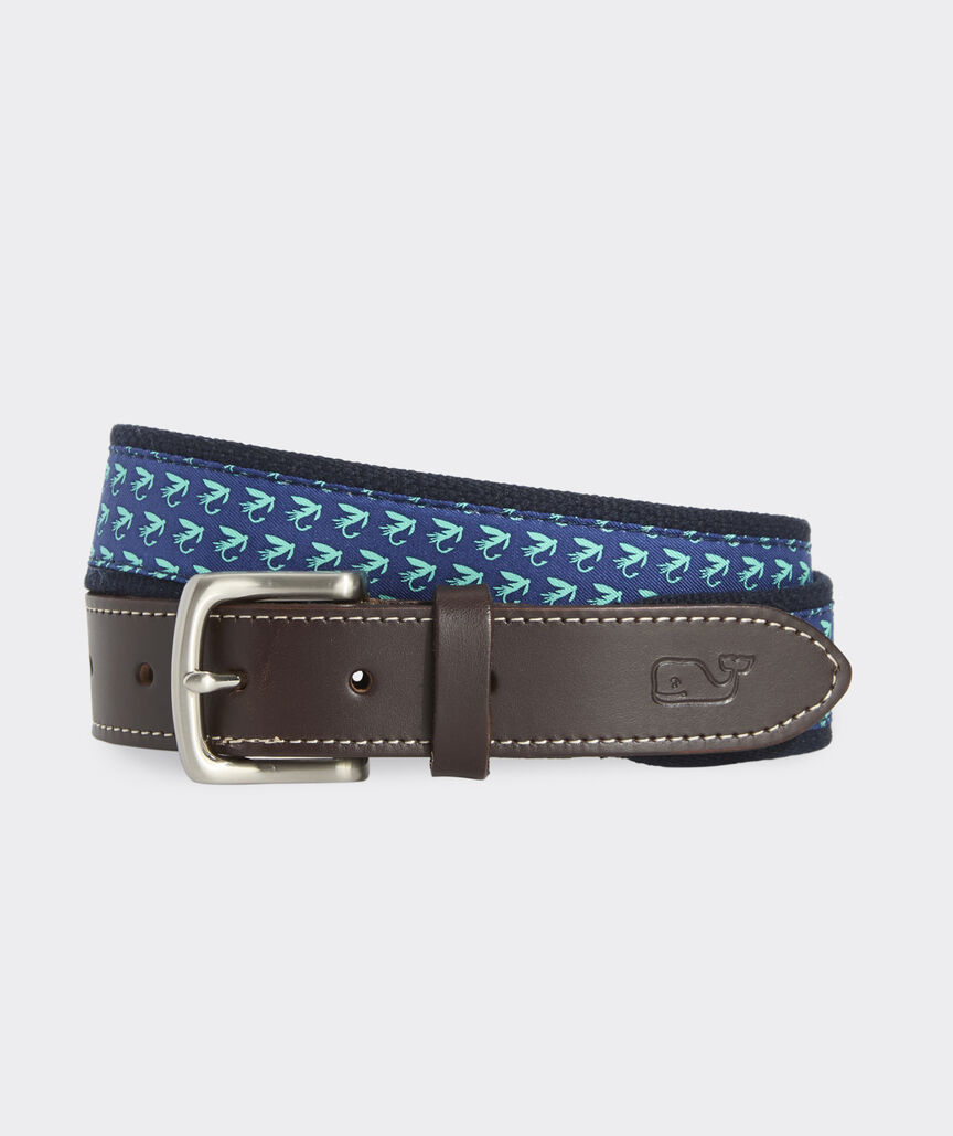 Fishing Fly Canvas Club Belt