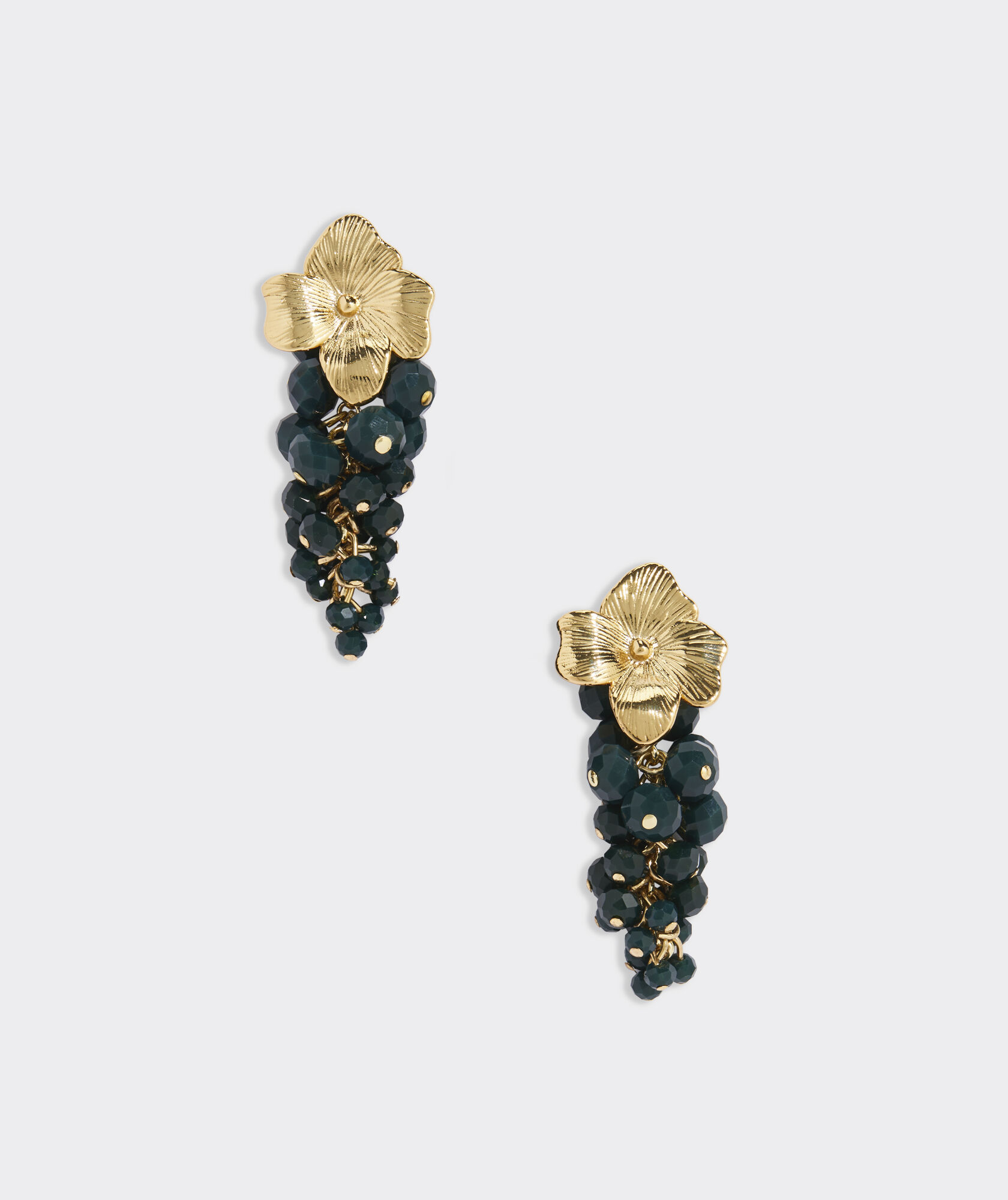 Shop Floral Beaded Statement Earrings at vineyard vines