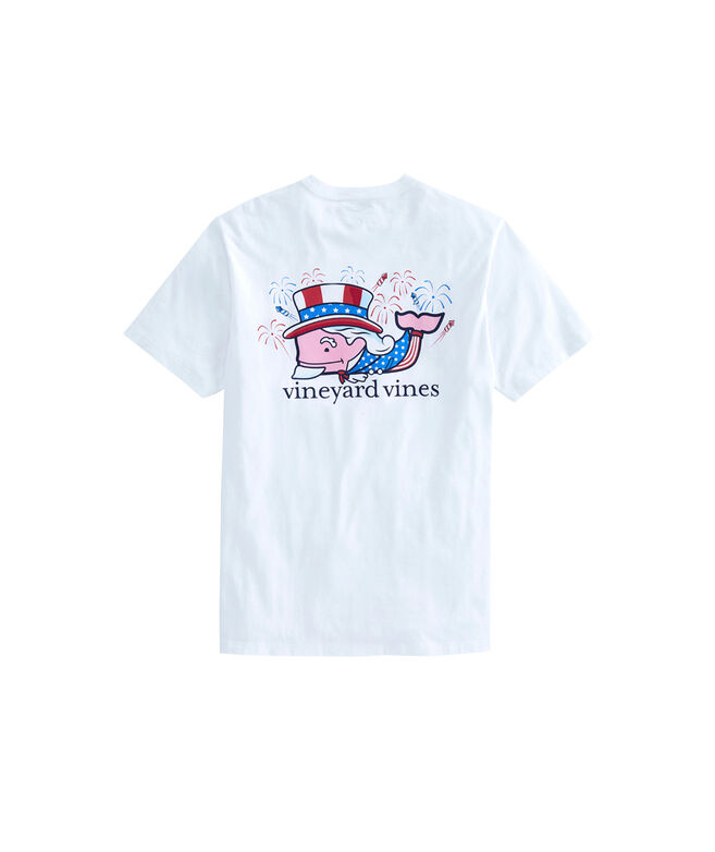 Uncle Sam Whale Pocket T Shirt - 