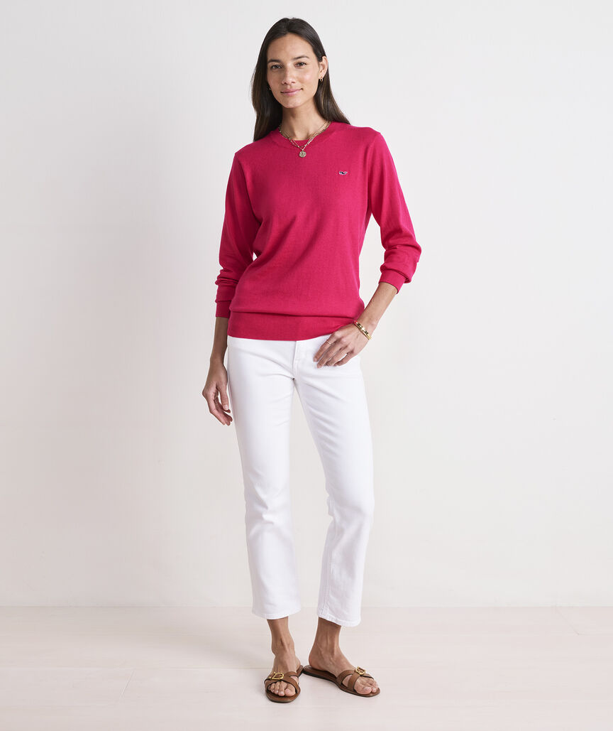 Cotton Cashmere Heritage Crewneck Sweater