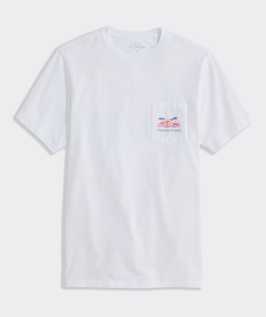 Palm Beach Scenic Short-Sleeve Pocket Tee