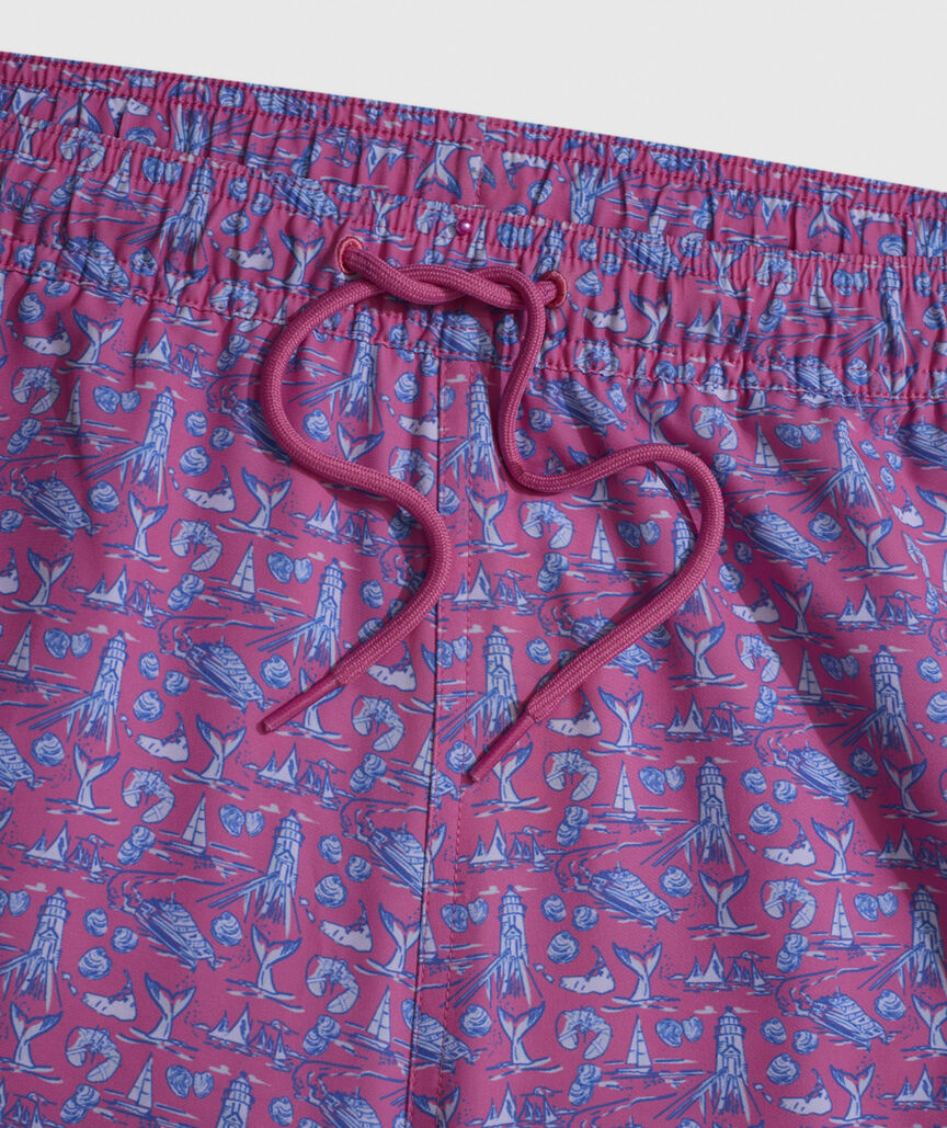 OUTLET 7 Inch Nantucket Icons Chappy Swim Trunks