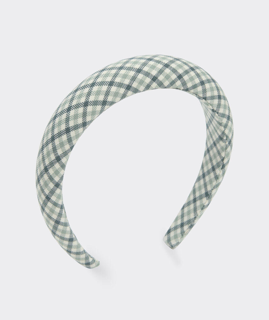 Quinn Plaid Puff Headband
