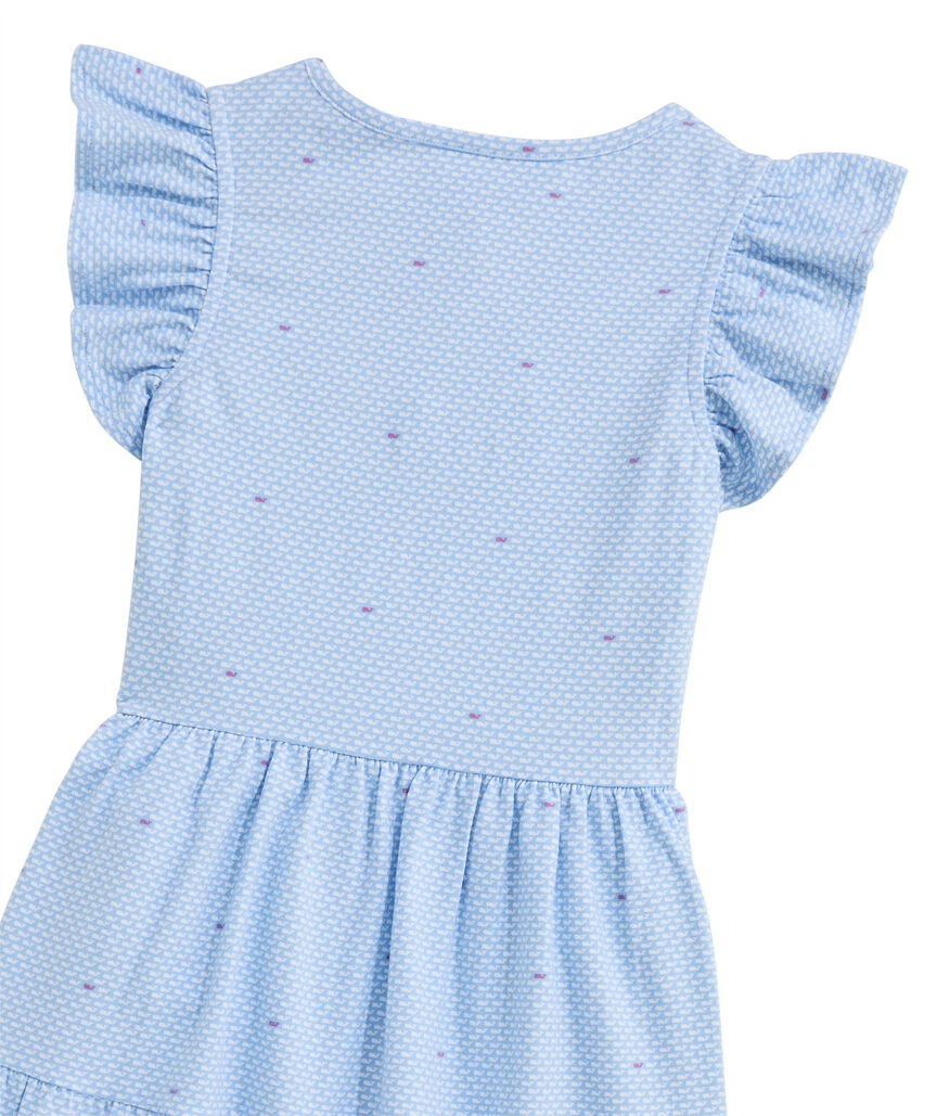 OUTLET Girls' Micro Whales Tee Dress