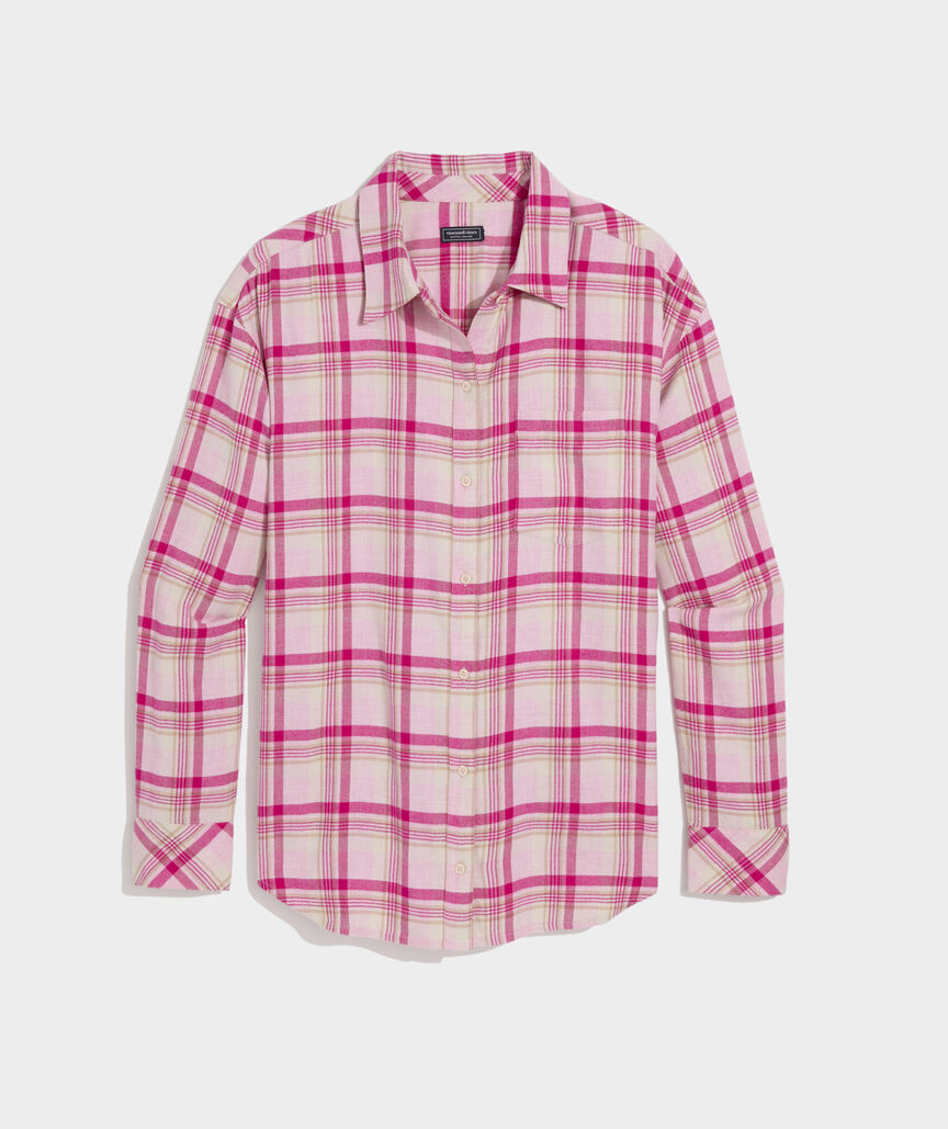 Birdie Flannel Button-Down