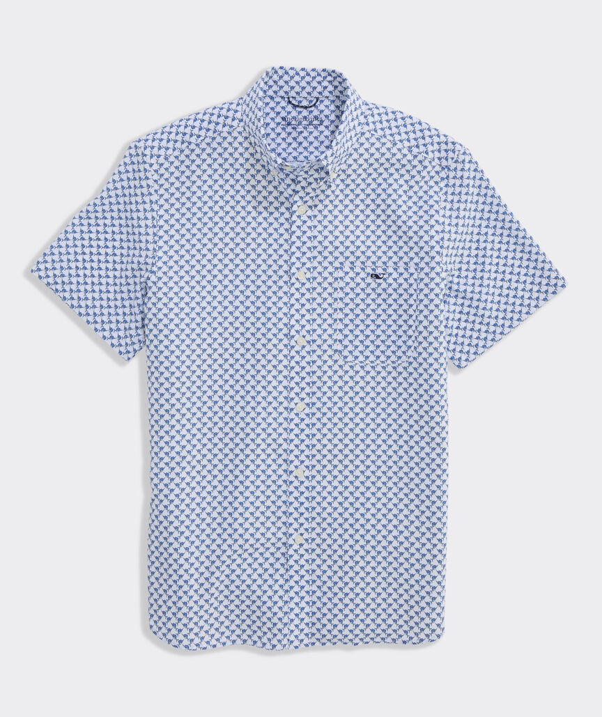 Performance Crossed Sailfish Ripstop Short-Sleeve Shirt