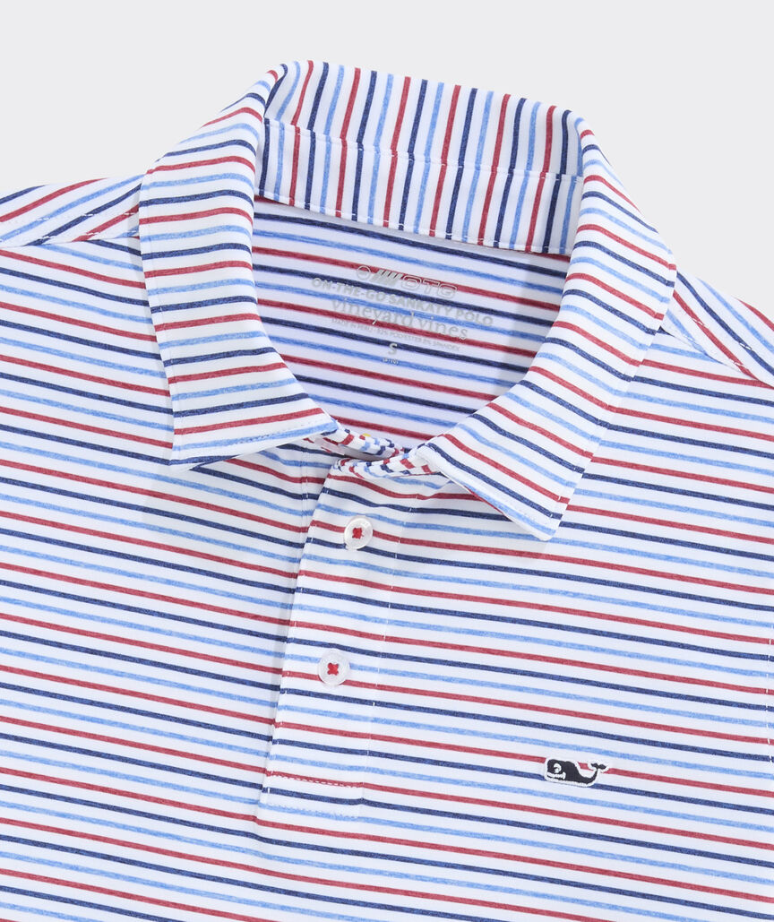 Boys' Performance Bradley Stripe Sankaty Polo