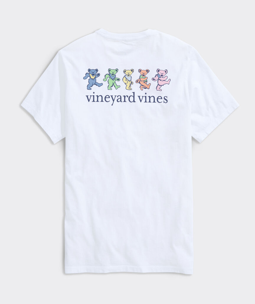 Grateful Dead x vineyard vines Dancing Bears Short-Sleeve Pocket Tee
