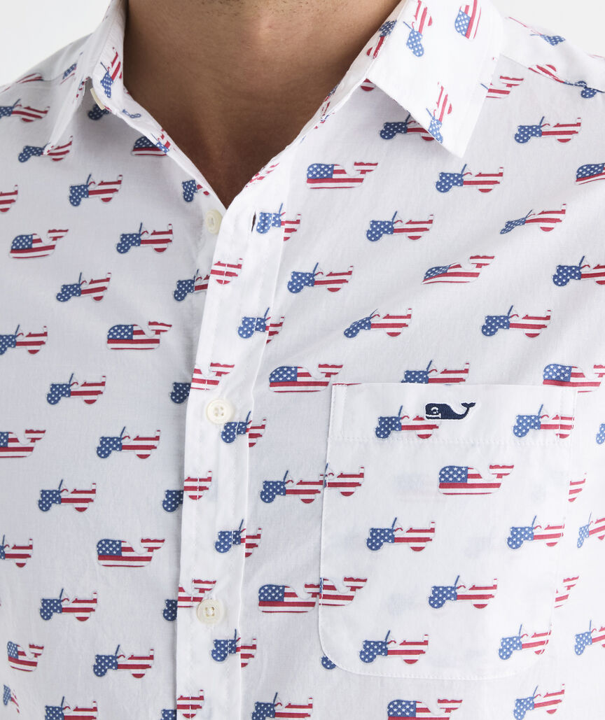 Jeep Collection Cotton Short-Sleeve Shirt
