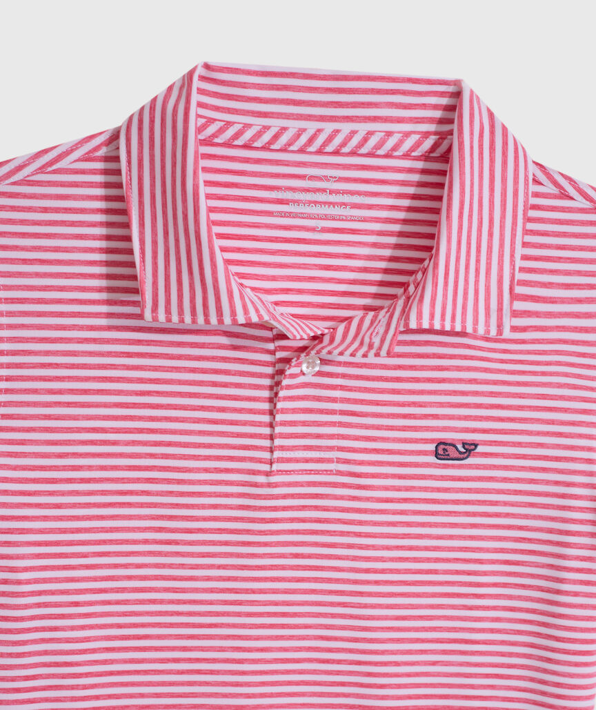 OUTLET Boys' Winstead Stripe Performance Polo