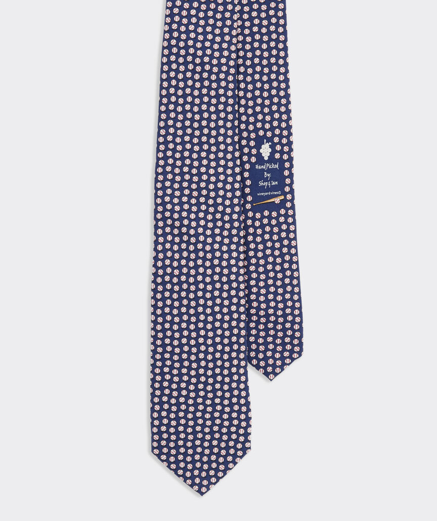 Boys' Micro Baseballs Printed Tie