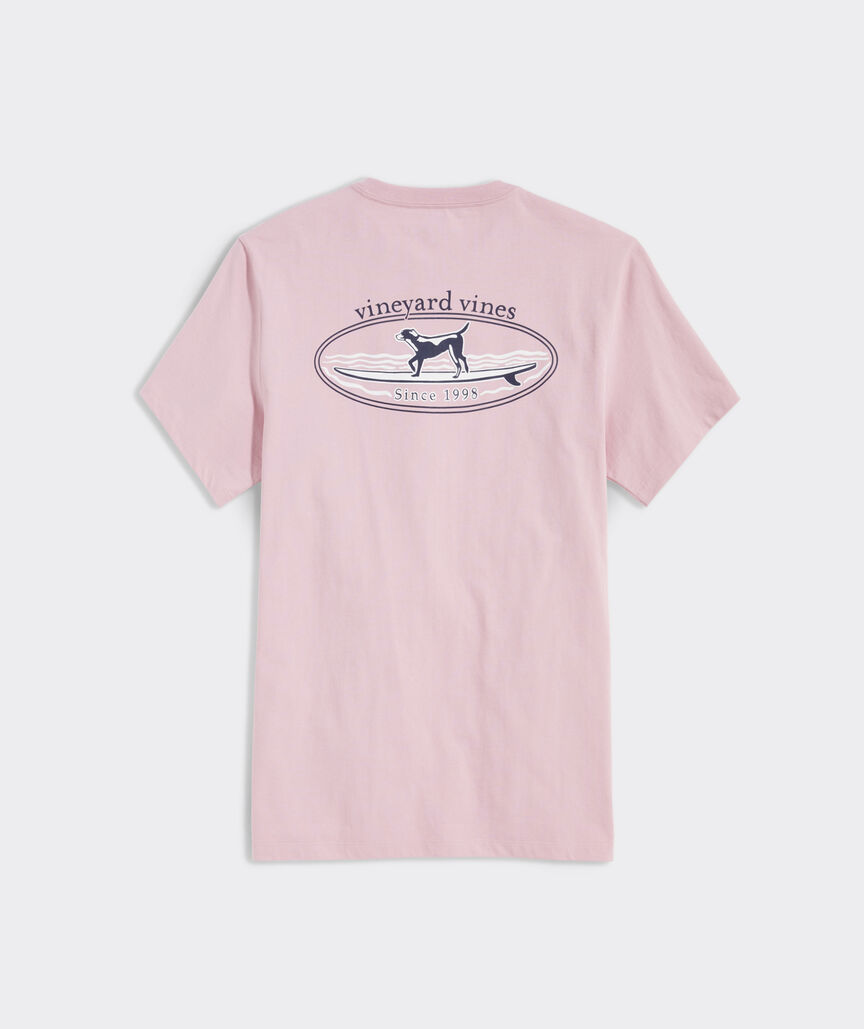 Dog Surf Logo Short-Sleeve Pocket Tee