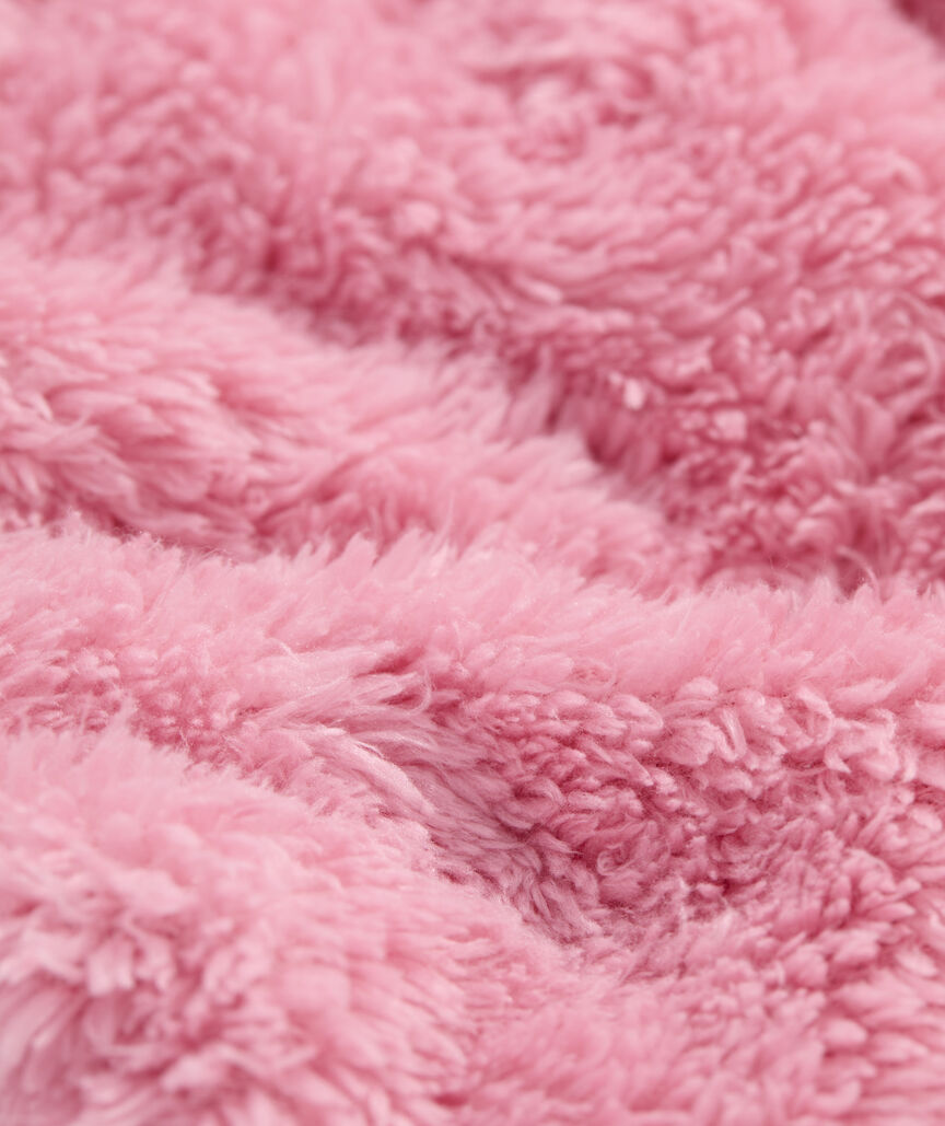 Baby Teddy Fleece Hooded Jumpsuit