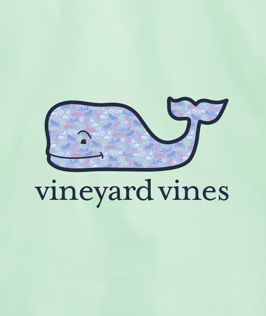 OUTLET Boys' Beach Icons Whale Short-Sleeve Pocket Tee