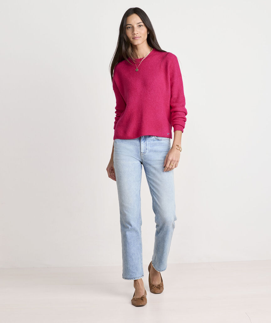 Ribbed Crewneck Sweater