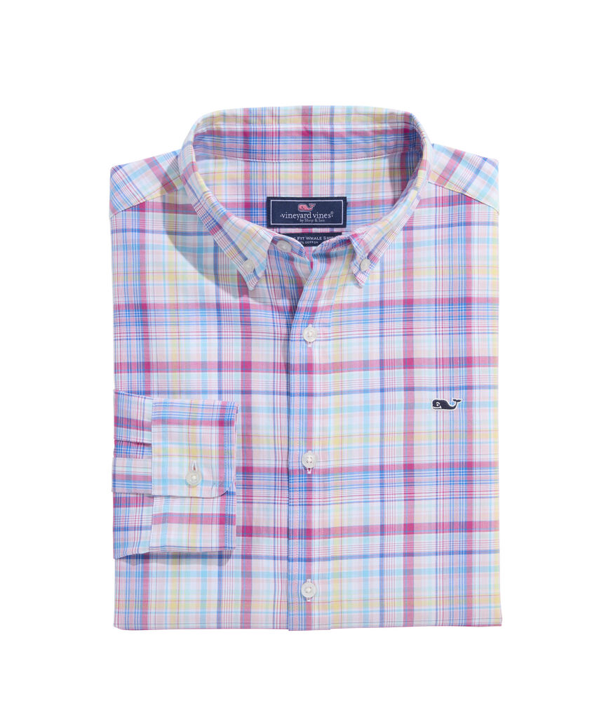 OUTLET Poplin Plaid Shirt