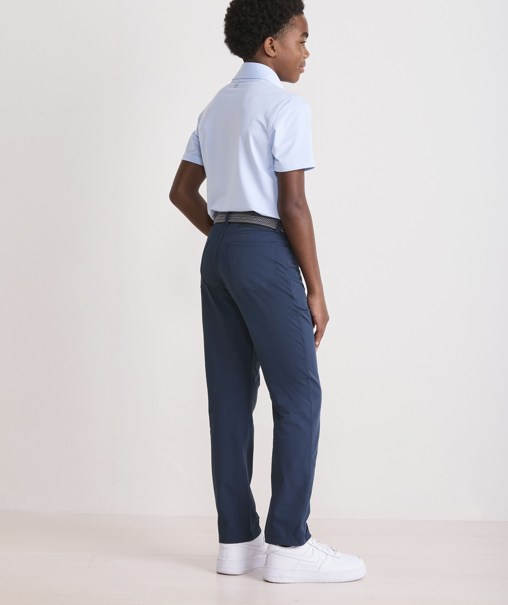 Shop Boys' Performance On-The-Go 5-Pocket Pants at vineyard vines