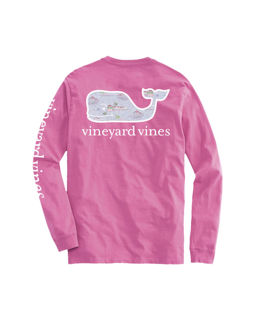 OUTLET Women's BVI Scenic Whale Long-Sleeve Pocket Tee