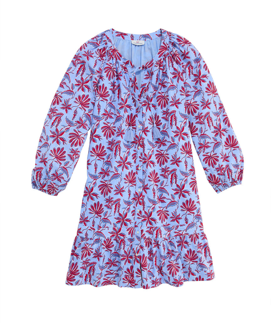 OUTLET Cay Floral Flounce Dress