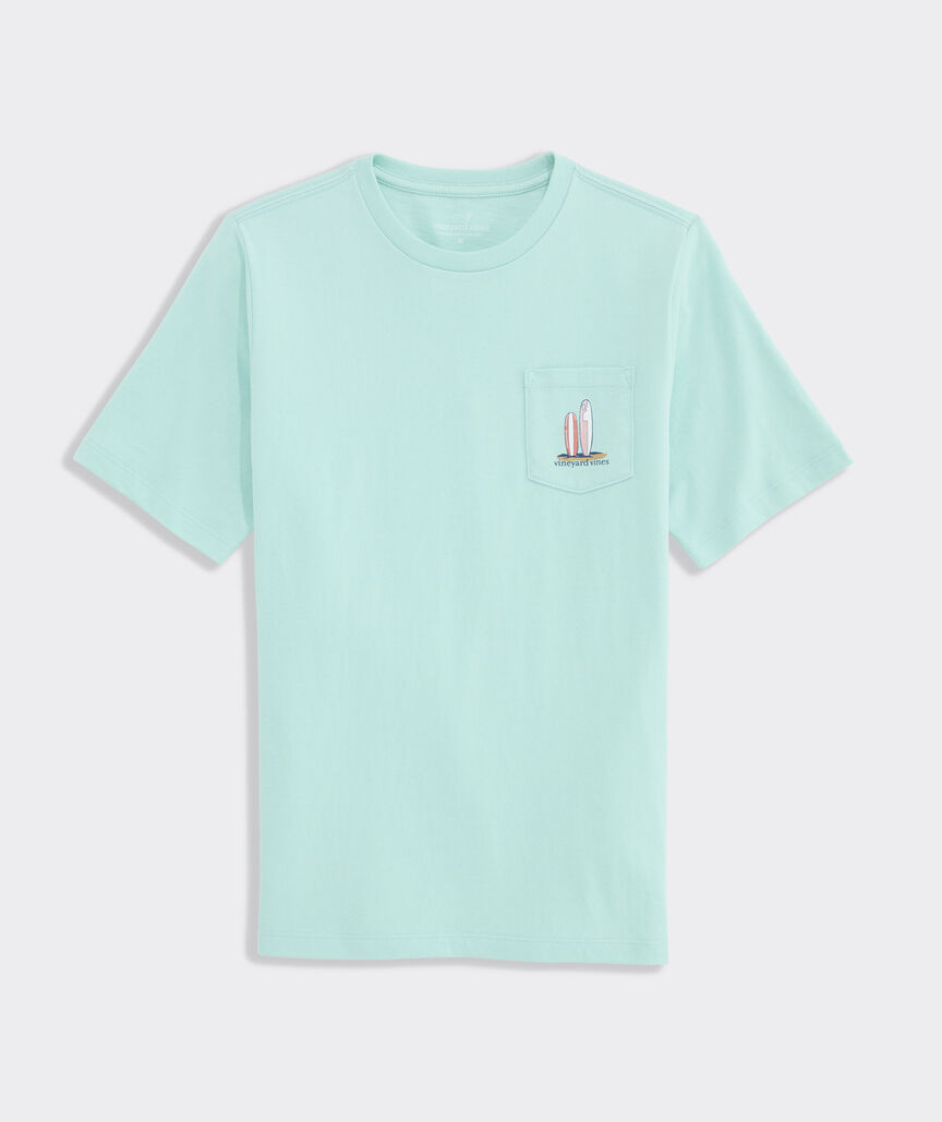 Boys' Pup And Surf Van Short-Sleeve Pocket Tee