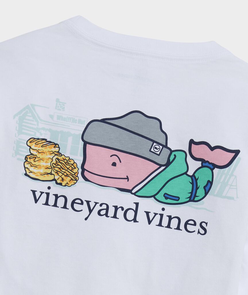 Kids' Ski Waffle Whale Long-Sleeve Pocket Tee