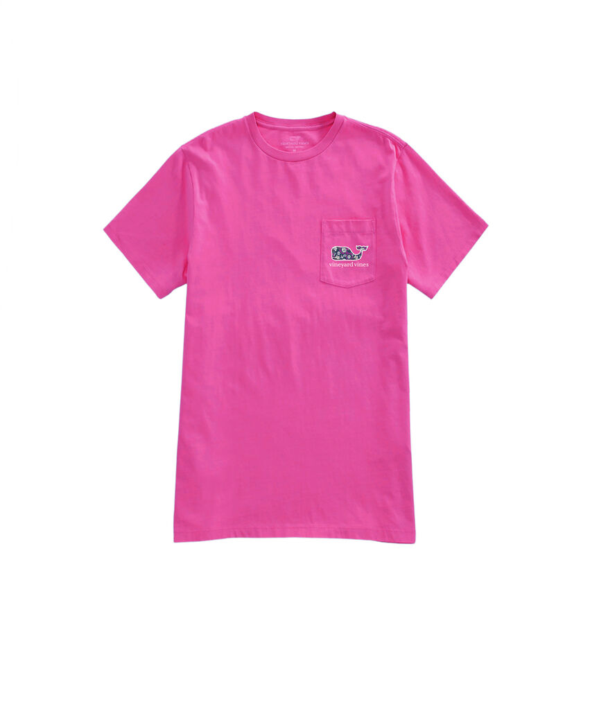 OUTLET Women's Frangipani Whale Short-Sleeve Pocket Tee