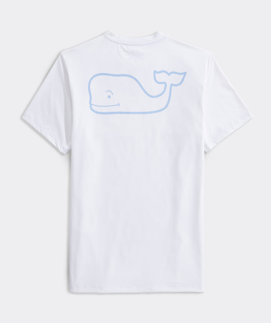 Performance Whale Logo Short-Sleeve Harbor Tee