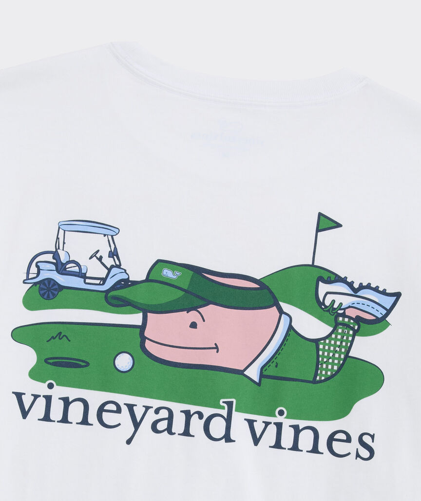 Golfer Whale Short-Sleeve Pocket Tee