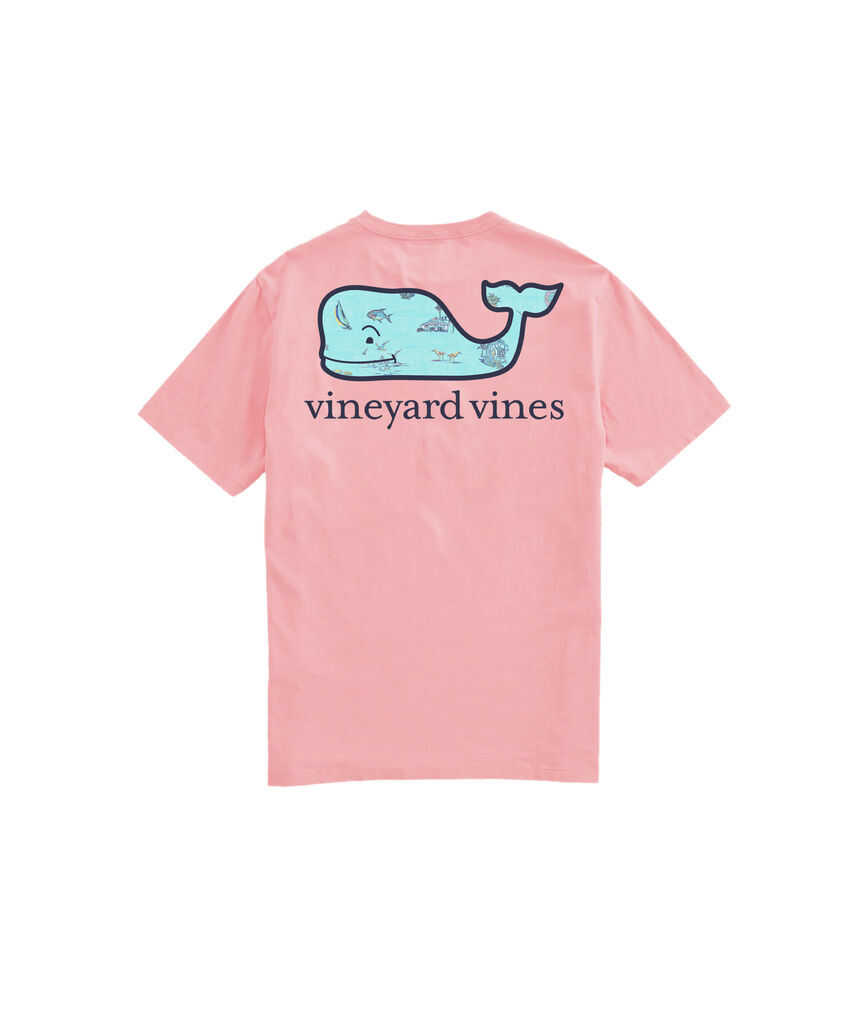 OUTLET Gasparilla Vista Whale Short-Sleeve Pocket Tee
