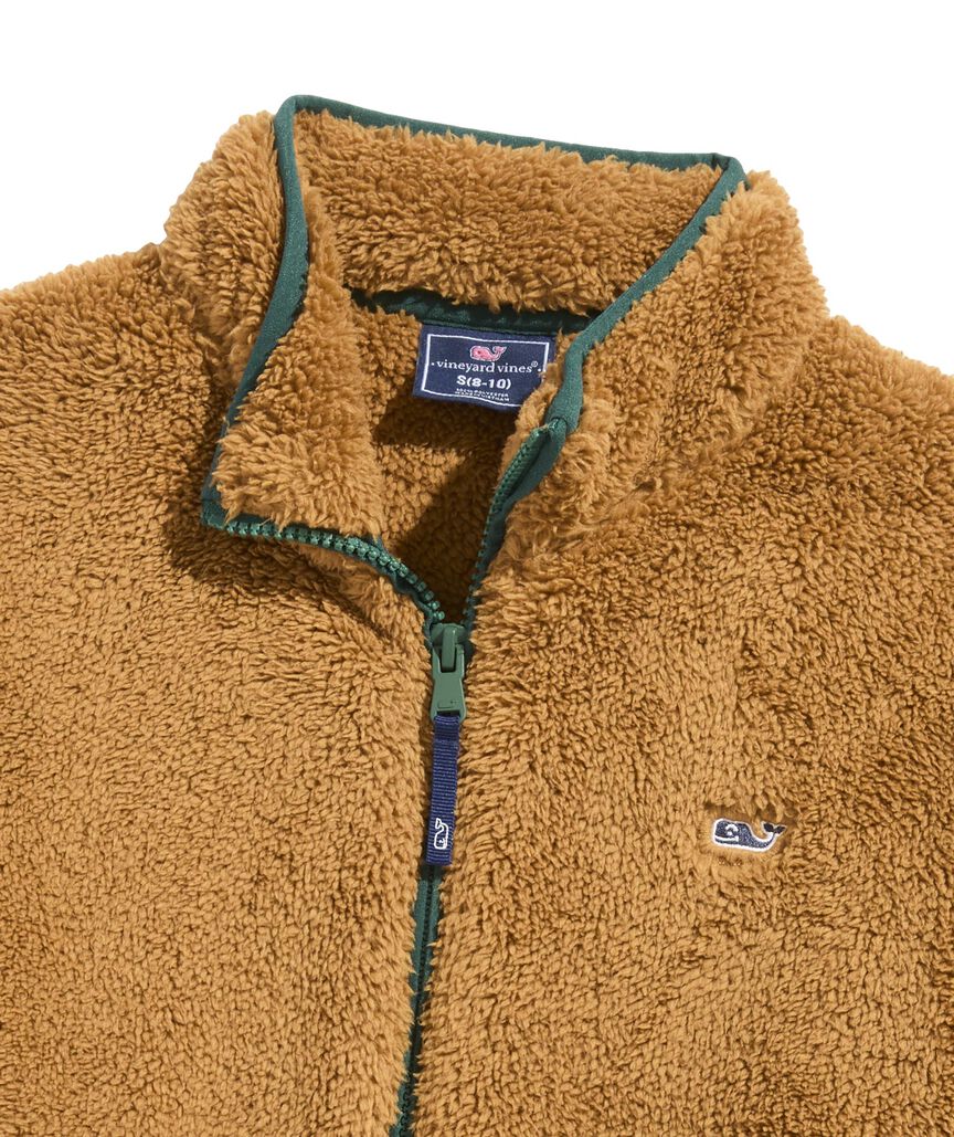 OUTLET Boys' Sherpa Fleece Quarter-Zip