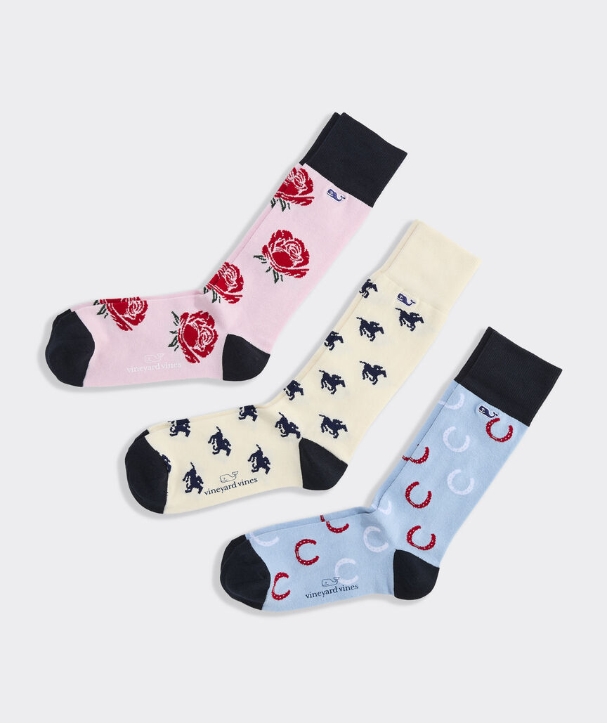 Kentucky Derby 3-Pack Socks