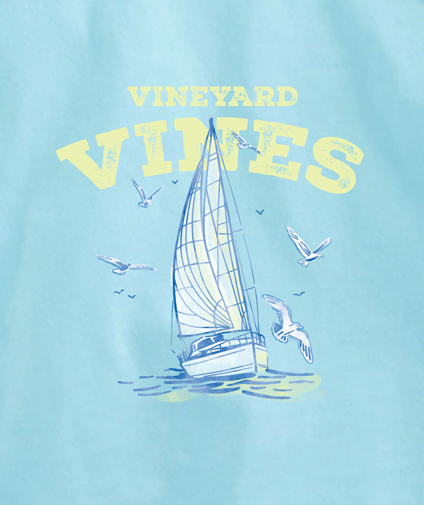OUTLET Kids' Sails and Seagulls Short-Sleeve Tee