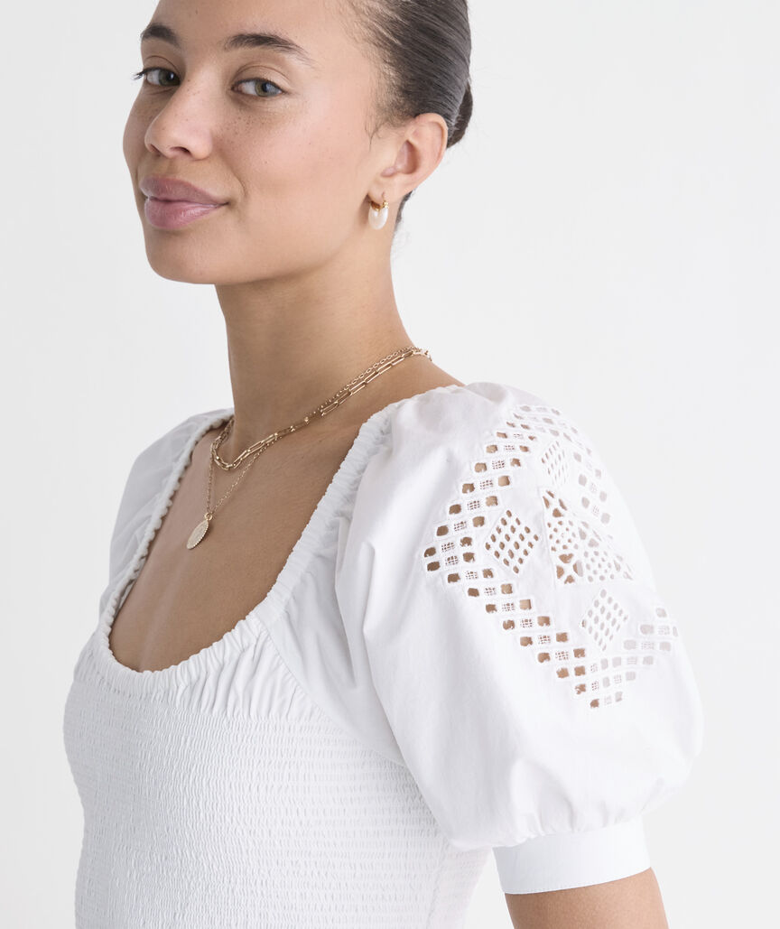 Ellen Eyelet Lace Dress