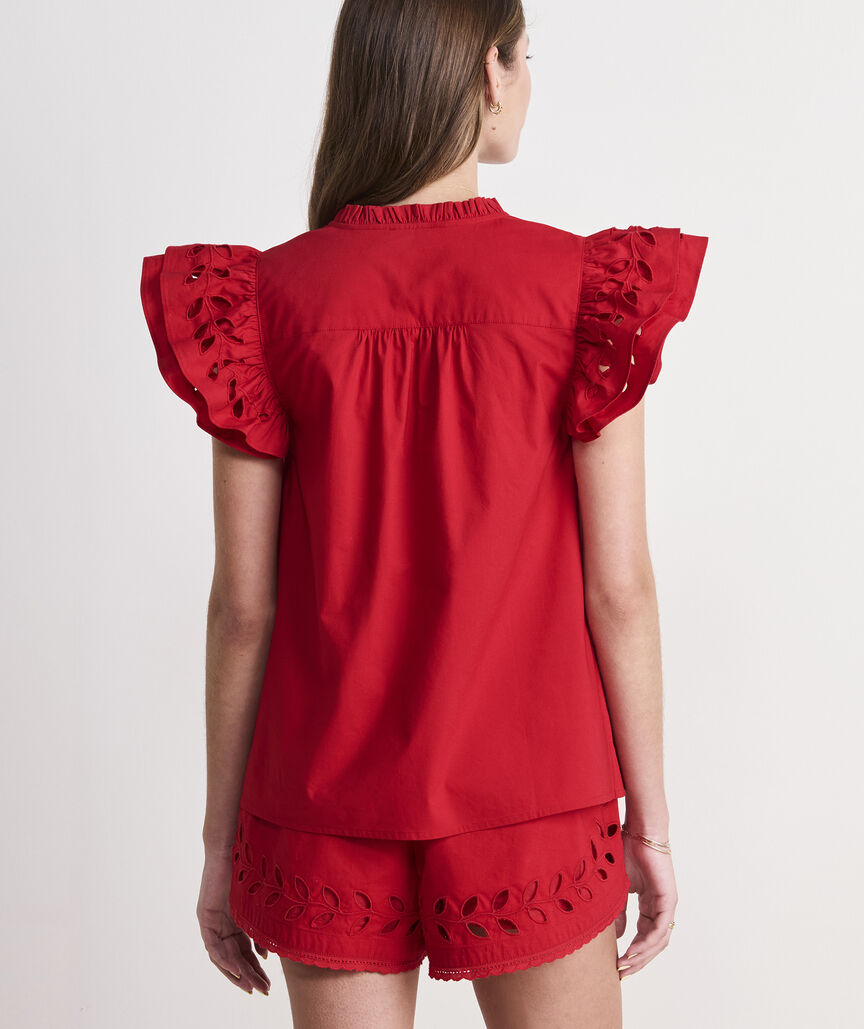 Adare Eyelet Top