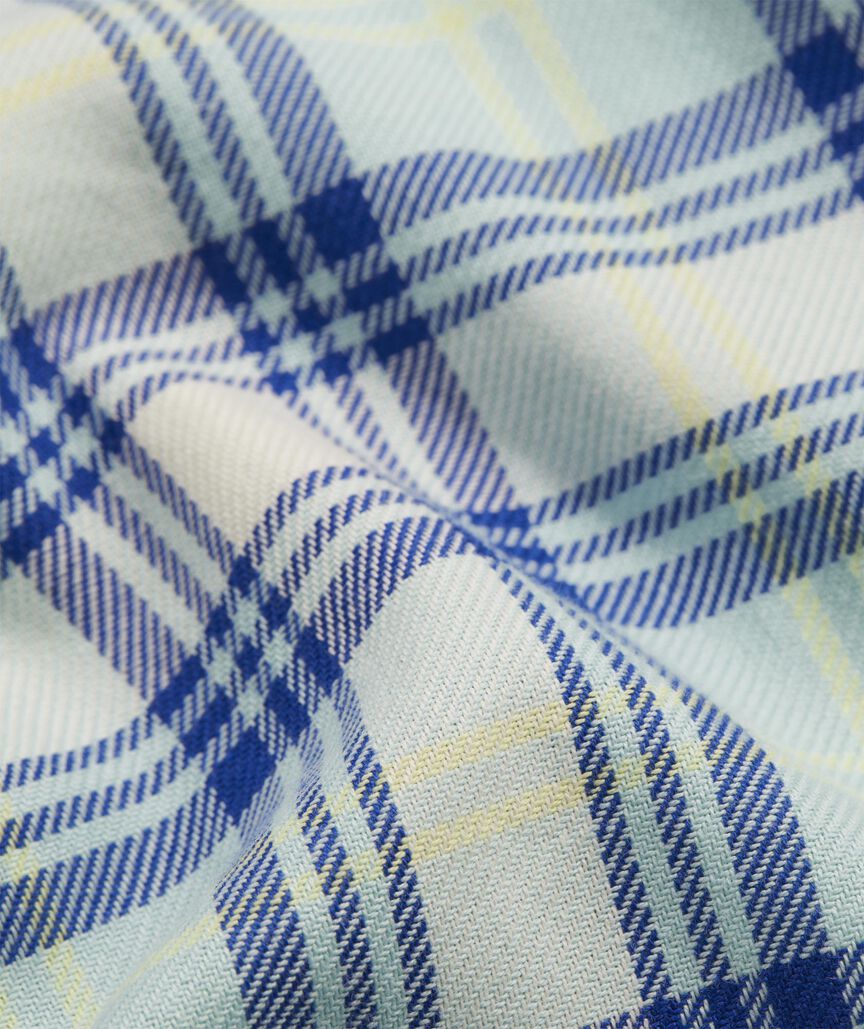 Cotton Twill Plaid Shirt