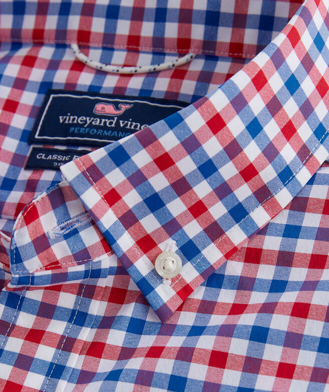 Shop Classic Fit Grouper On-The-Go Performance Tucker Button-Down Shirt ...