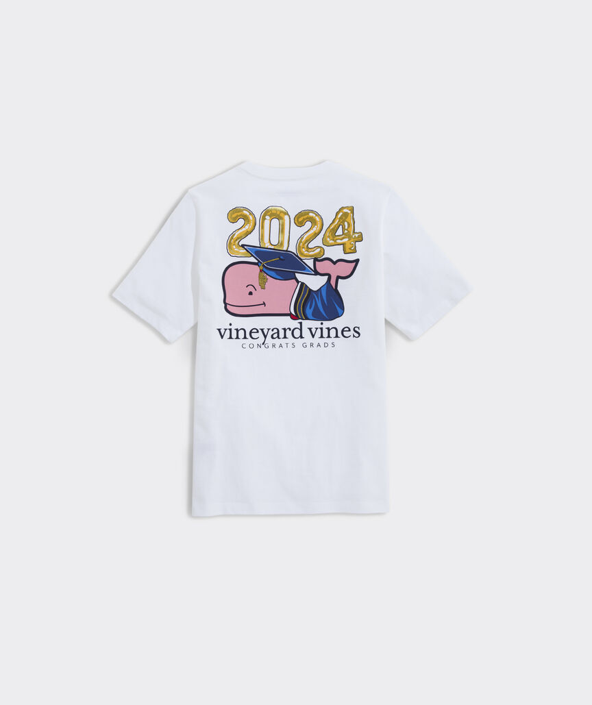 Shop Boys 2024 Graduation Whale ShortSleeve Pocket Tee at vineyard vines