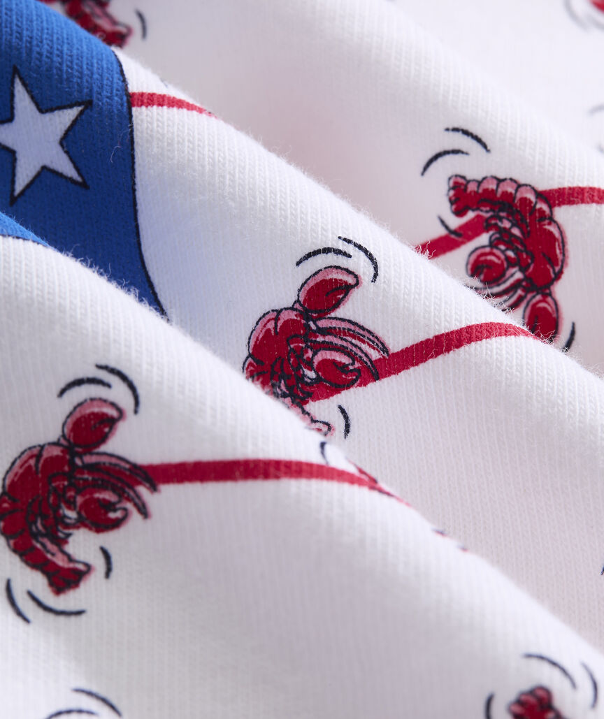 Lobster Roll Flag Short-Sleeve Pocket Tee