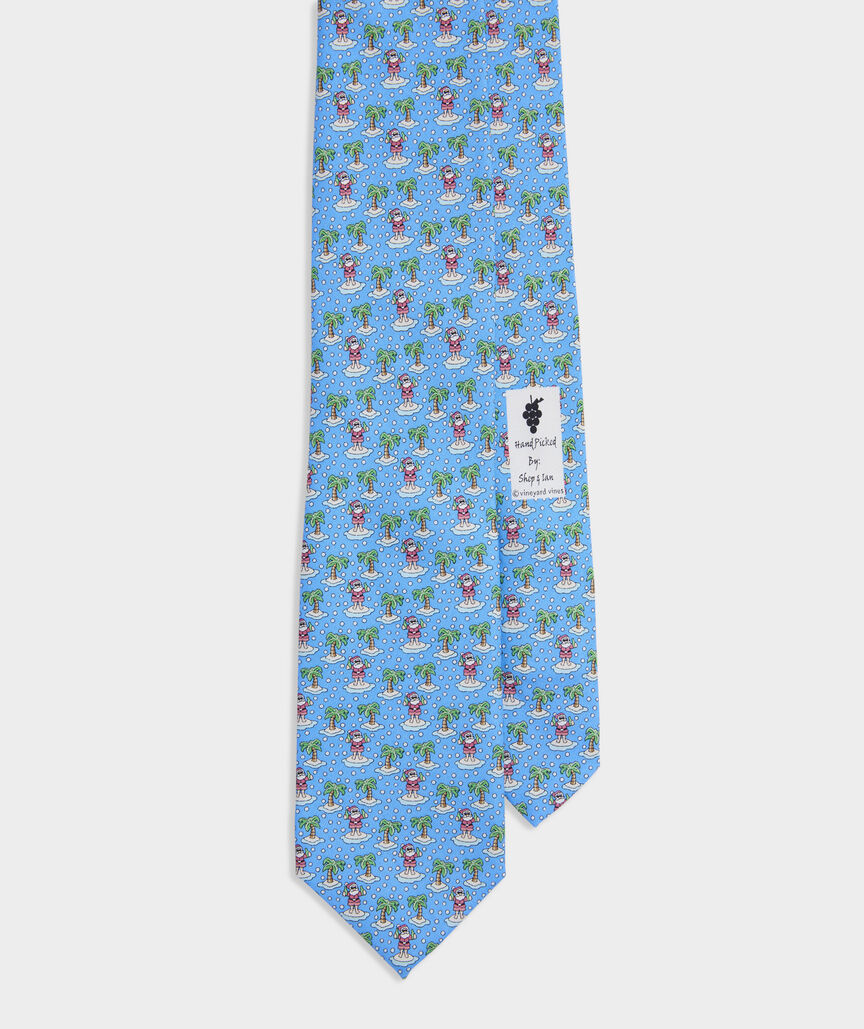Let It Snow Anywhere But Here Silk Tie