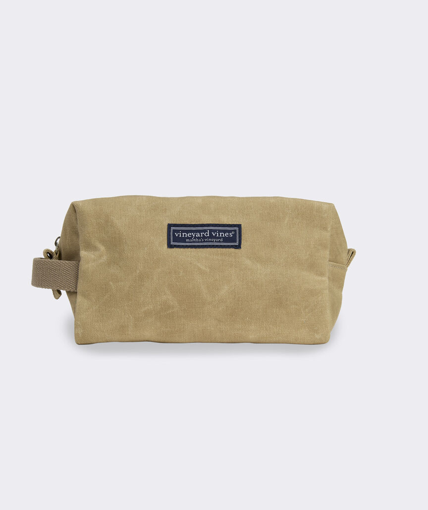 Waxed Canvas Dopp Kit