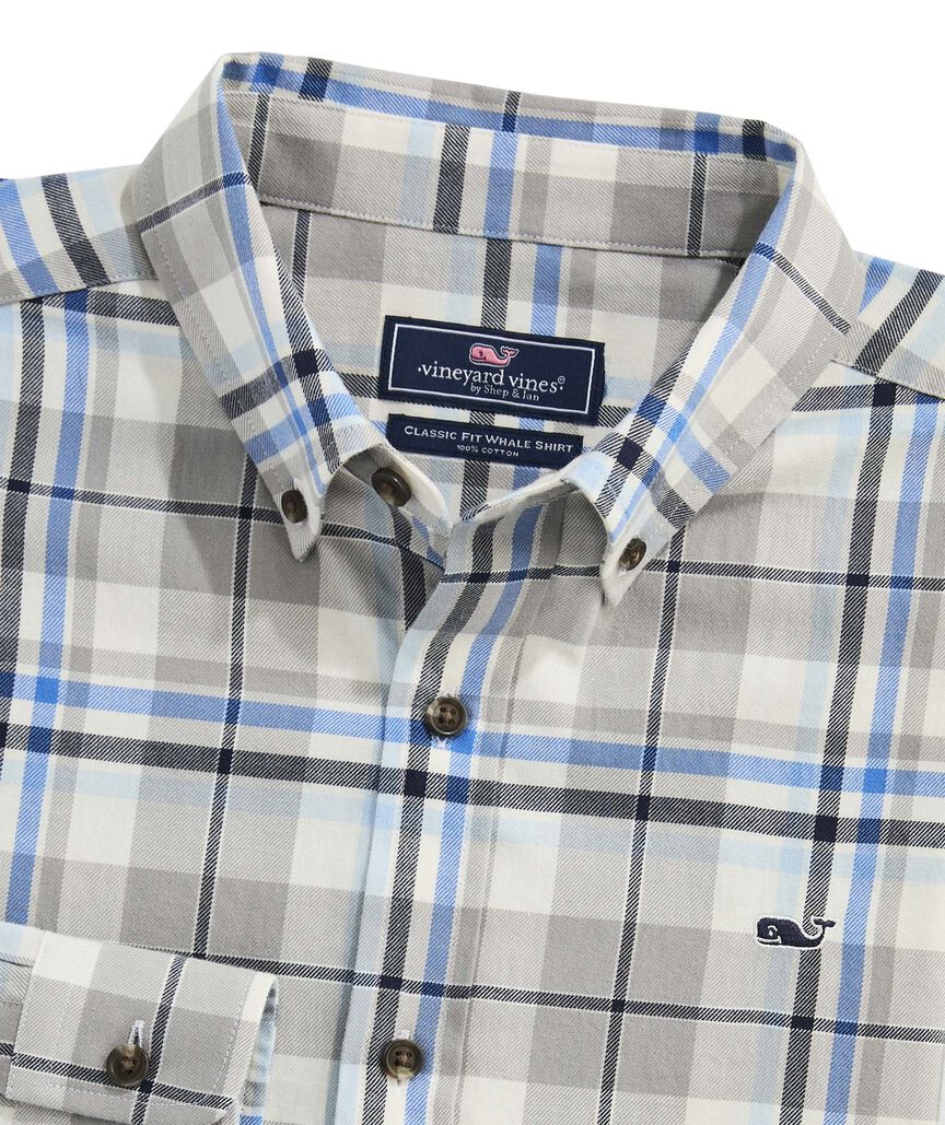 OUTLET Flannel Plaid Shirt