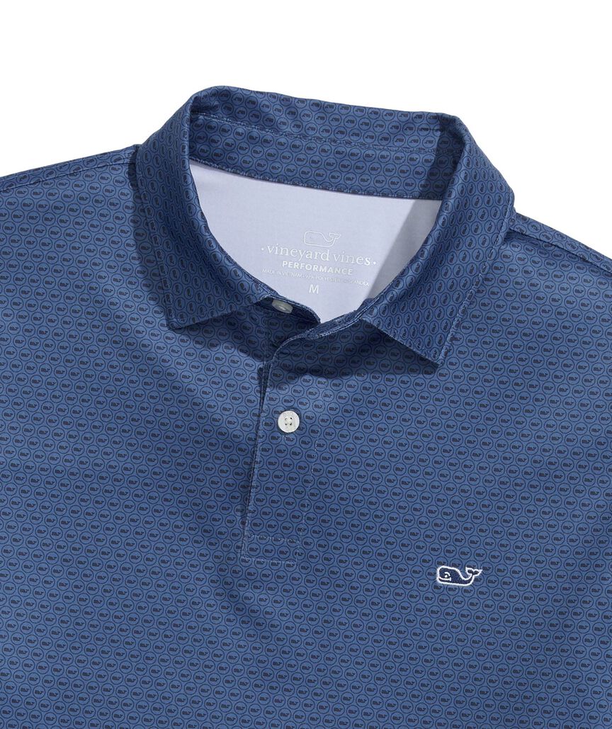 OUTLET Micro Whale Dot Performance Polo