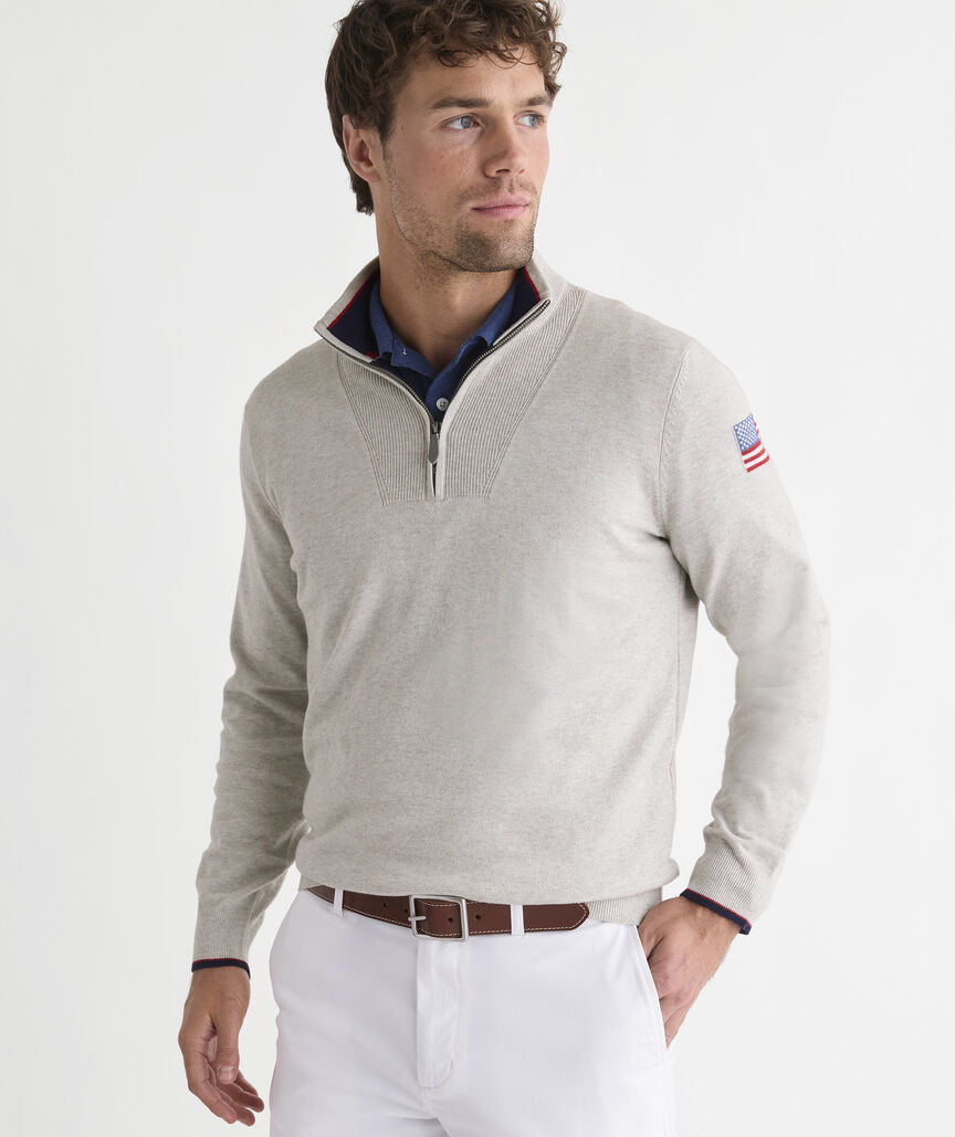 Americana Quarter-Zip