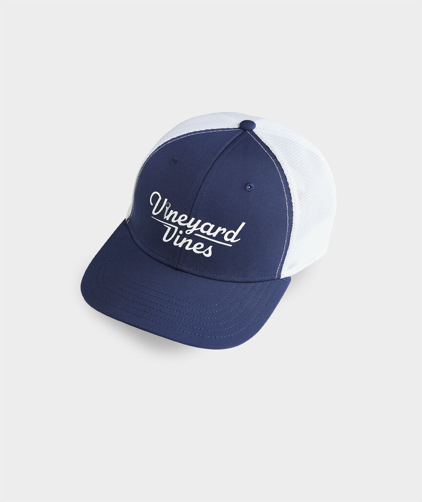 Golf Logo Performance Trucker Hat