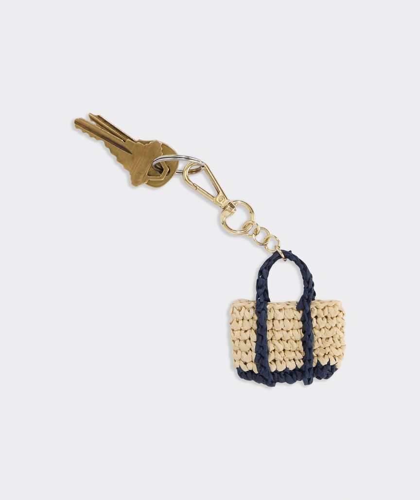 Straw Tote Bag Charm